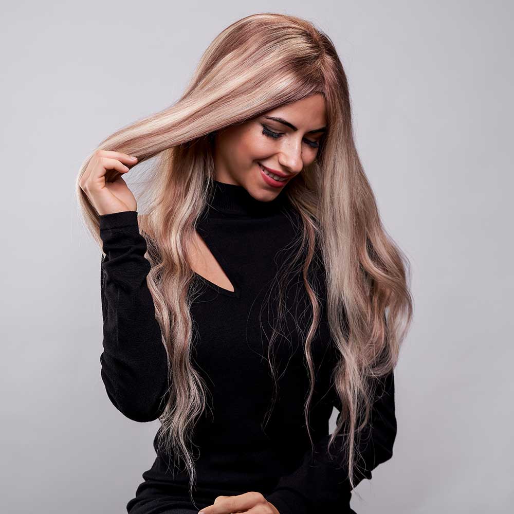 JULIE - Parrucca di Capelli Veri