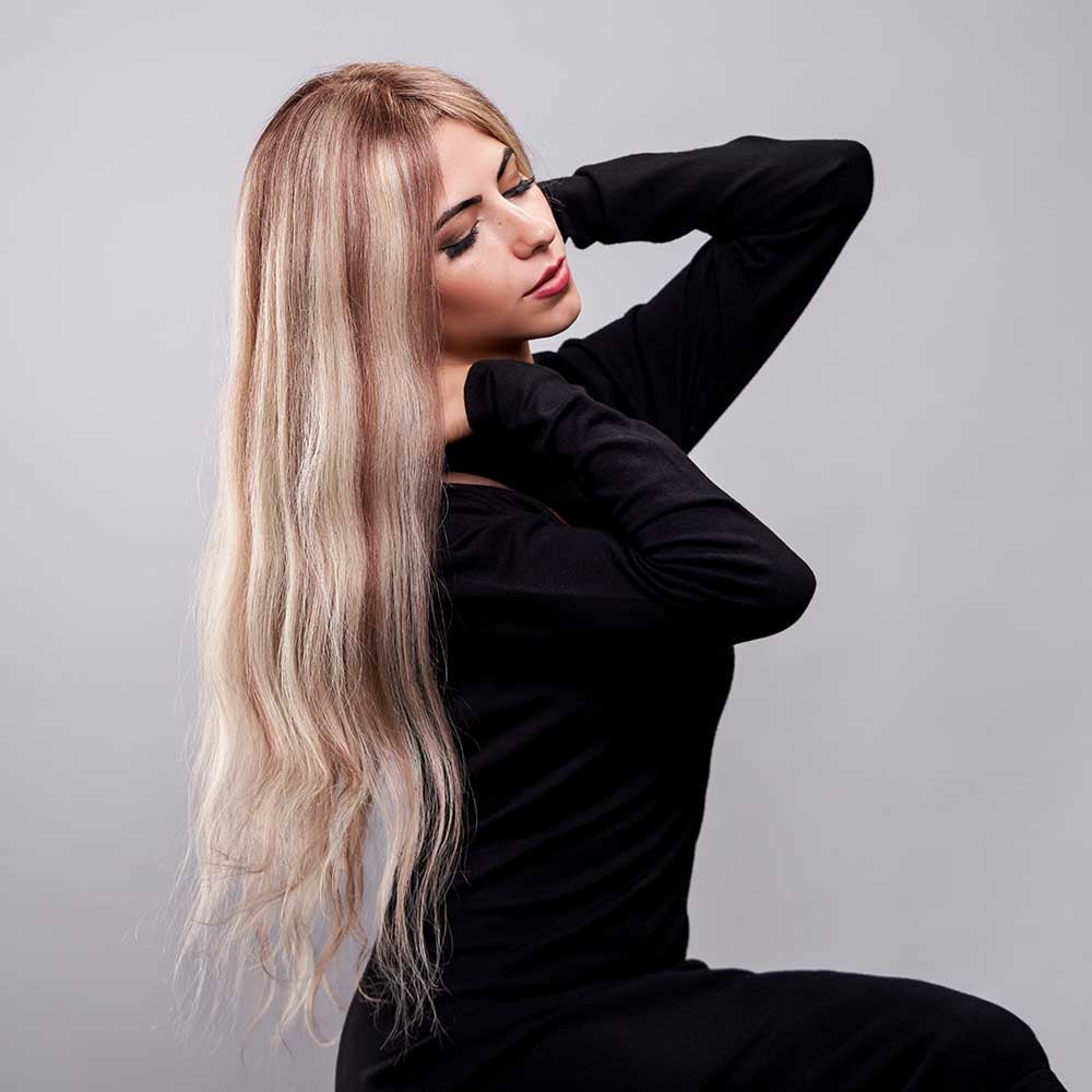 JULIE - Parrucca di Capelli Veri