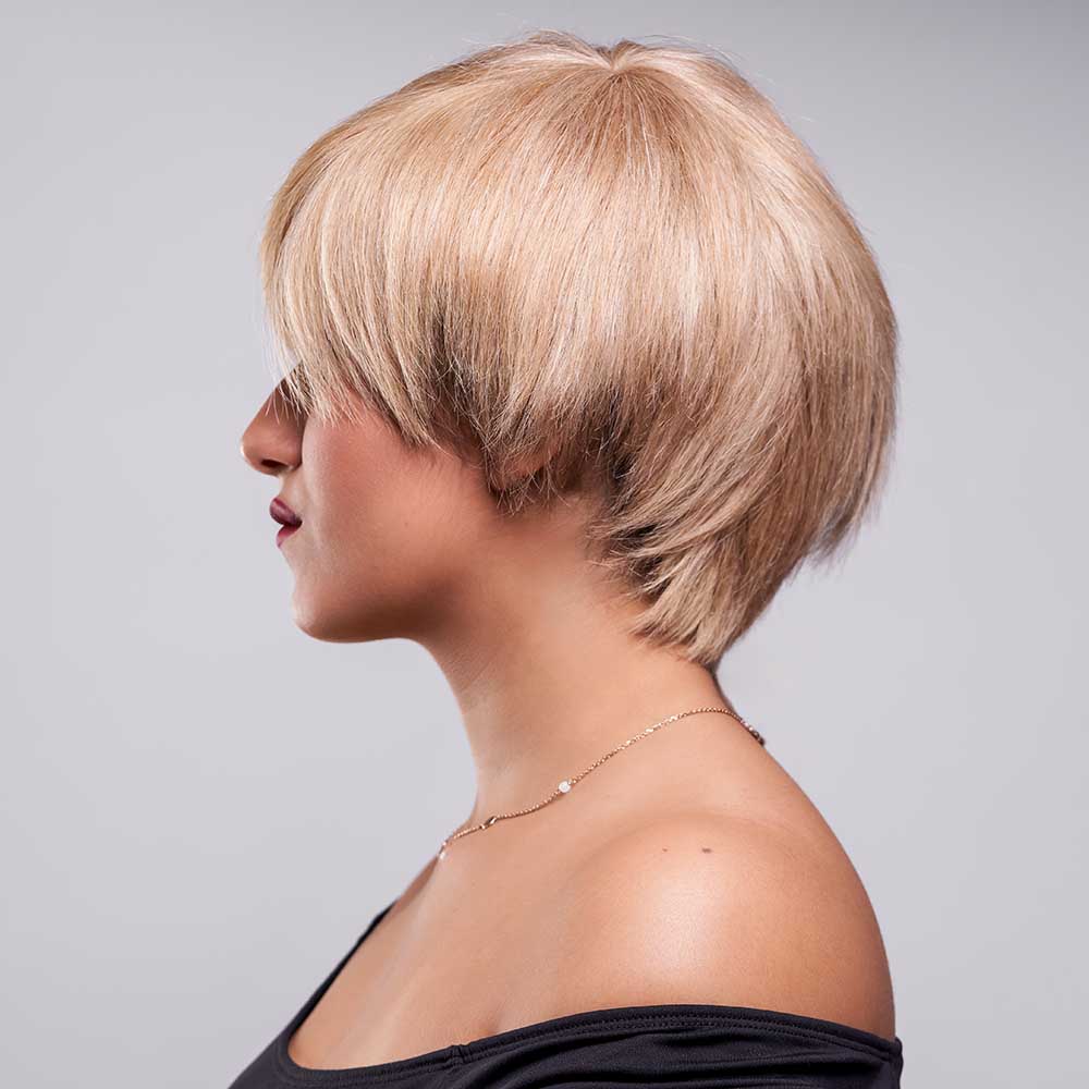 MONICA - Parrucca di Capelli Veri