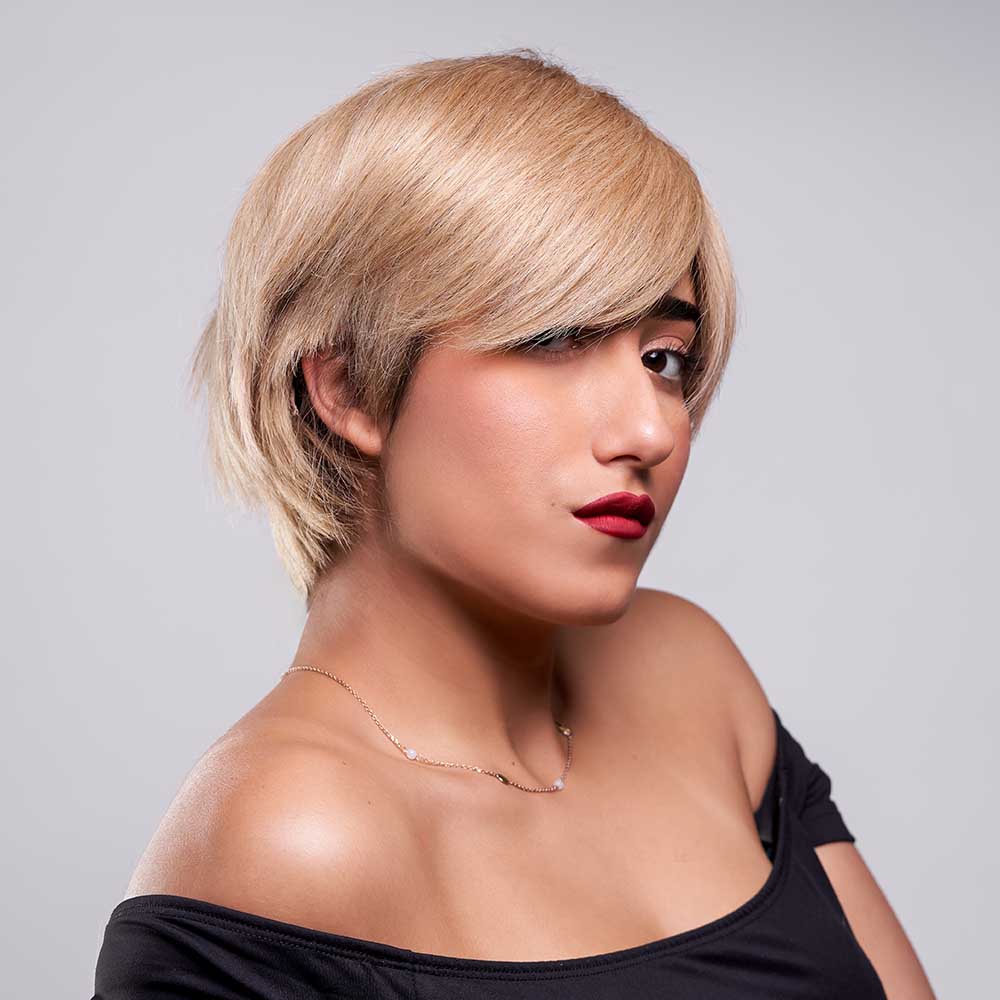 MONICA - Parrucca di Capelli Veri