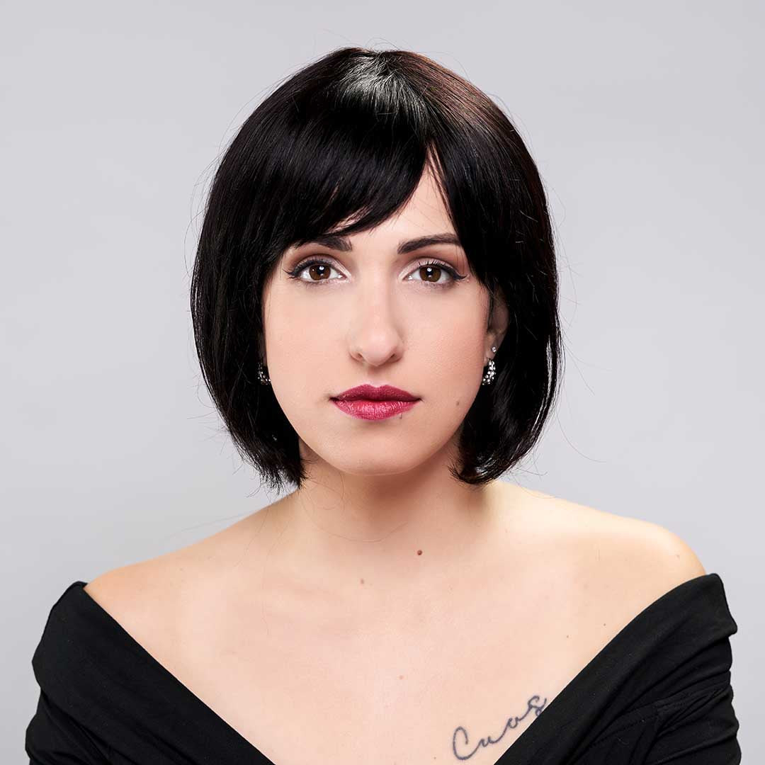 AMELIE - Parrucca di Capelli Veri