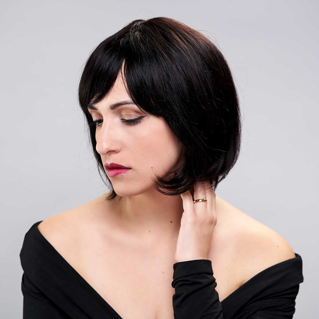 AMELIE - Parrucca di Capelli Veri