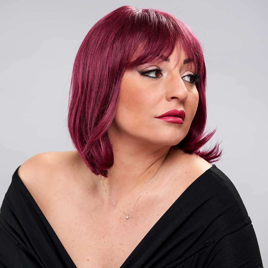 GEENA - Parrucca di Capelli Veri